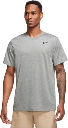 Nike Heren Legend Swoosh Dri-FIT T-Shirt (Grijs/Zilver)