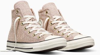 Converse Sneakers All Star Chuck Taylor Trainers shiny heathered canvas