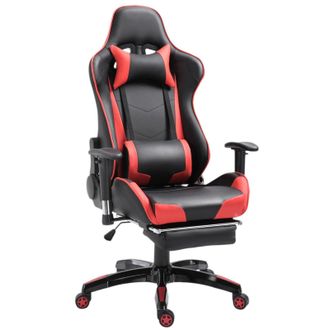 HOMCOM Ergonomic Gaming Chair Reclining Racing Chair with Swivel Wheels