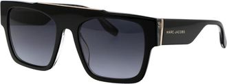Marc Jacobs Stijlvolle zonnebril met model 757/S - Heren - Zonnebrillen - Zwart - 54 MM - Accessoires