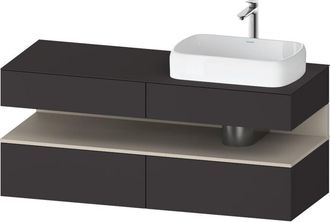 Duravit Qatego Consola Mueble Bajo Lavabo, 2 Extensiones, 2 - Duravit