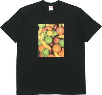 SUPREME SS19 Fruit Tee Black Casual Short Sleeve Unisex SUP-SS19-244