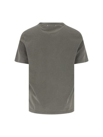 Golden Goose Mens T-Shirts And Polos Green Cotton