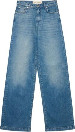 Roy Rogers Wide Jeans - Dames - Jeans - Blauw - Maat: W25 Katoen
