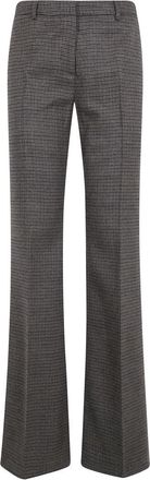 Etro Wide Broeken - Dames - Wijde Broeken - Grijs - S - Broeken