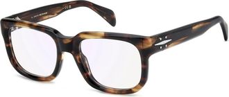 Eyewear by David Beckham Vierkante Flat-top Zonnebril - Heren - Brillen - Bruin - 53 MM - Accessoires