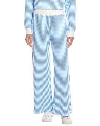 Vintage Havana Striped Cloud Fleece Wide Leg Pant