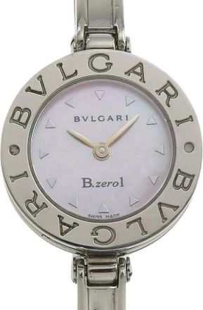 Bulgari Pre-owned Watches, female, Gray, Size: ONE SIZE Pre-owned B-Zero1 Stainless Steel Watch
