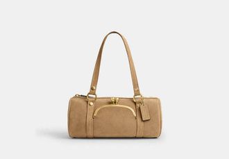 Coach Kisslock Barrel Bag