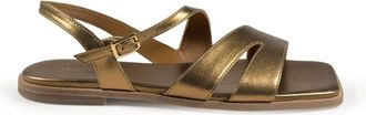 Vic Mati&eacute; Schoenen, Dames, Geel, 37 EU, Leer, G42 Vierkante open Sandaal