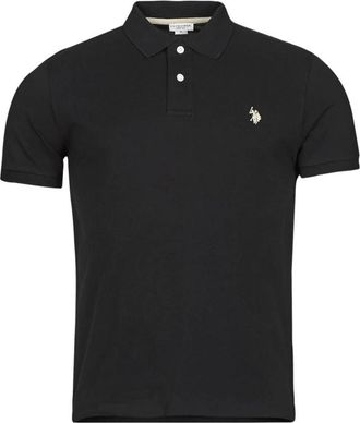 U.S.Polo Association Casual Logo Sport Poloshirt - Heren - Polos - Zwart - S - Katoen - Tops