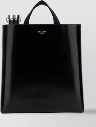 Prada calf leather tote bag
