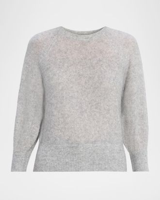 Autumn Cashmere Cashmere-Silk Sequin Knit Sweater