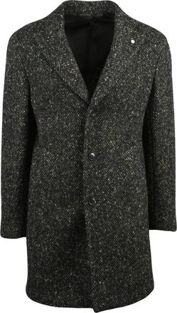 L.B.M. 1911 L.b.m. 1911, Jassen, Heren, Veelkleurig, 2Xl, Wol, Cappotto