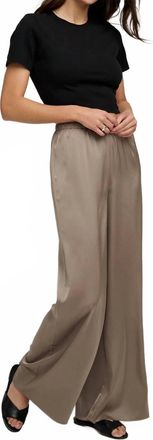 Favorite Daughter The Everything Wide Leg Pant In Soft Taupe