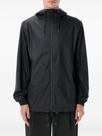 Rains Storm Breaker jack met capuchon en ritssluiting - Zwart