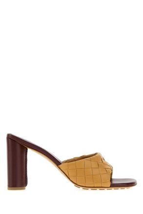 Bottega Veneta Brown Woven Mules