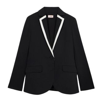 Oltre Mujer, Chaquetas, Negro, Talla: 3XL