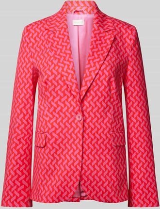Milano Milano Italy Blazer mit Reverskragen in Pink, Gr&ouml;&szlig;e 46