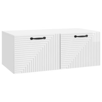 vidaXL Mueble Para Tv De Pared Brillante 78,5 X 41 X 30 Cm Vidaxl