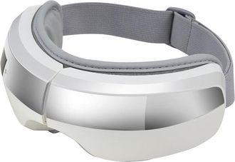 No Brand Masajeador Ocular El&eacute;ctrico Port&aacute;til Con Conexi&oacute;n Para M&uacute;sica, Funciones De Enfriamiento, Calor Y Vibraciones Para El Cuidado De Los Ojos, Alivio De L
