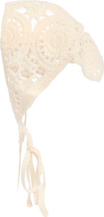 Treasure & Bond Crochet Trim Bandana in Ivory at Nordstrom