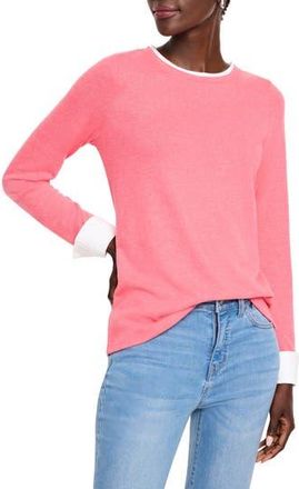 Nic+Zoe Layer Knit Top in Punch at Nordstrom Rack, Size Xx-Large