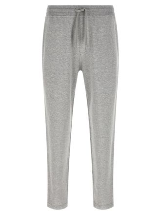 Brunello Cucinelli Gray Cotton Athletic Mens Pants