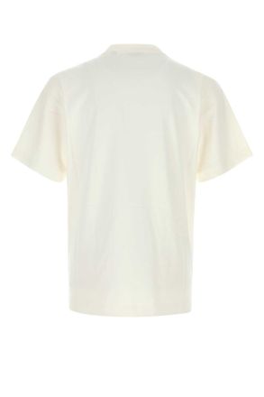 Burberry Logo-Embroidered T-Shirt - White