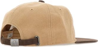Carhartt Work in Progress panelled logo-detail baseball cap - unisex - Cotton - One Size - Brown