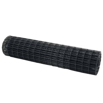 Berkfield Home Euro Fence Grey 1.4x10 m Steel