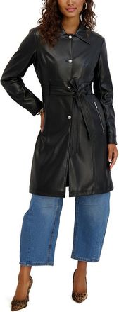 Kensie Belted Long Jacket