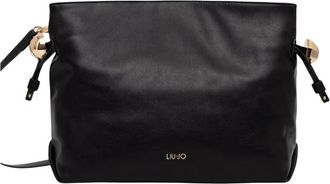 Liu Jo Tassen, Dames, Zwart, ONE Size, Polyester, Riccy Schoudertas