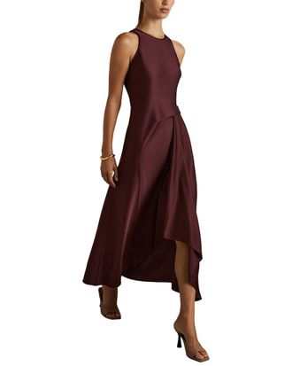 Reiss Micah Drape Occasion Dress