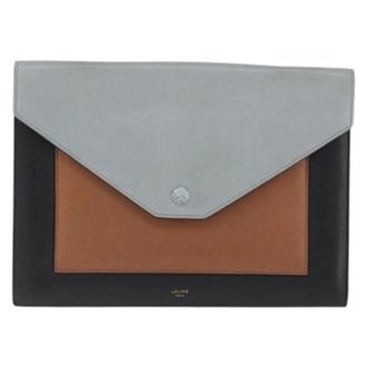 Celine Pre-owned Clutches, female, Multicolor, Size: ONE SIZE Pre-owned Pocket envelope shoulder bag