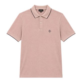 Herno Polo Shirts, male, Pink, Size: 2XL Logo Embroidered Polo Shirt