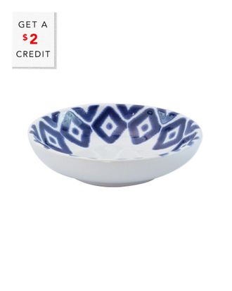Vietri Viva By Vietri Santorini Diamond Condiment Bowl With $3 Credit