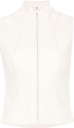 Aya Muse Zipped Tank Top - Womens - Polyester/Cotton