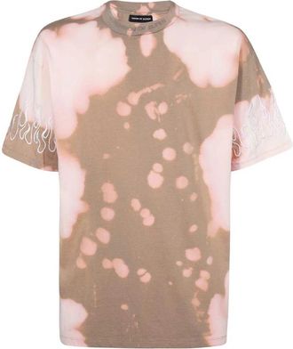 Vision Of Super Geborduurd Logo Katoenen T-shirt - Heren - T-shirts - Bruin - M - Katoen - Tops
