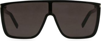 Saint Laurent Eyewear Occhiali da sole con montatura stile pilota SL364 - Nero