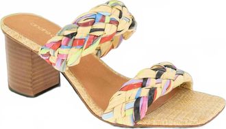 Andr&eacute; Assous Womens Drew Sandals In Natural/multi