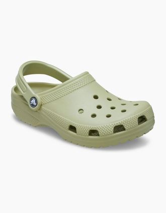 Crocs Womens Crocs Classic EVA Light Green Clogs - Size: UK 9 / eu 43-44 / us m10w12