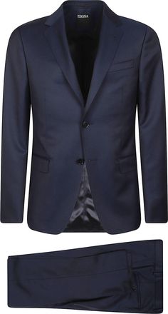 Ermenegildo Zegna Lux Tailoring Notch Lapel Two-Piece Wool-Mohair Suit