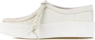 Clarks Wallabee Cup Moccasin Lifestyle Schoen - Dames - Veterschoenen - Wit - 40 EU - Schoenen