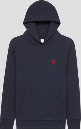 Boast Unisex Fleece Hoodie In Navy