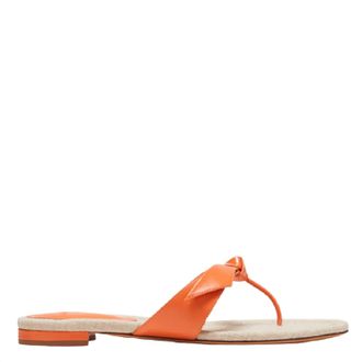 Alexandre Birman Womens Asymmetric Clarita Flat Sandal In Crush