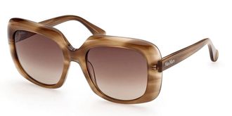 Max Mara MM0038 47F Womens Sunglasses Brown Size 55