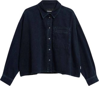 Armedangels Nalaani Denim Blouse - Dames - Spijkeroverhemden - Blauw - S - Denim - Overhemden