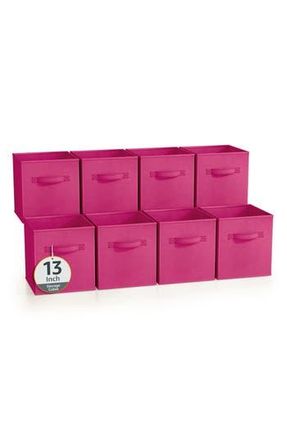 Sorbus 8-Pack Collapsible Storage Cube in Pink at Nordstrom Rack