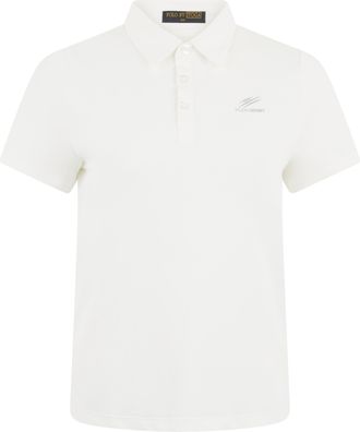 Plein Sport Pique Polo T-Shirt Reflective Scratch